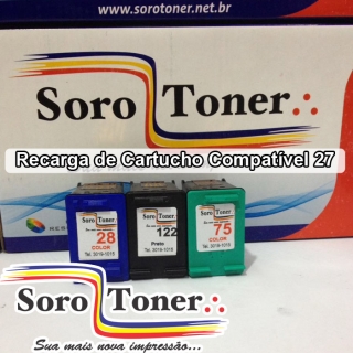 Recarga de Cartucho Compatível 27  Recarga de Cartucho Compatível 27