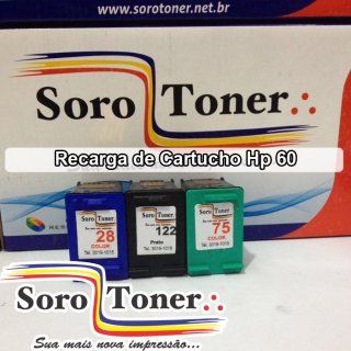 Recarga de Cartucho Hp 60  Recarga de Cartucho Hp 60