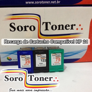 Recarga de Cartucho Compatível 21  Recarga de Cartucho Compatível 21